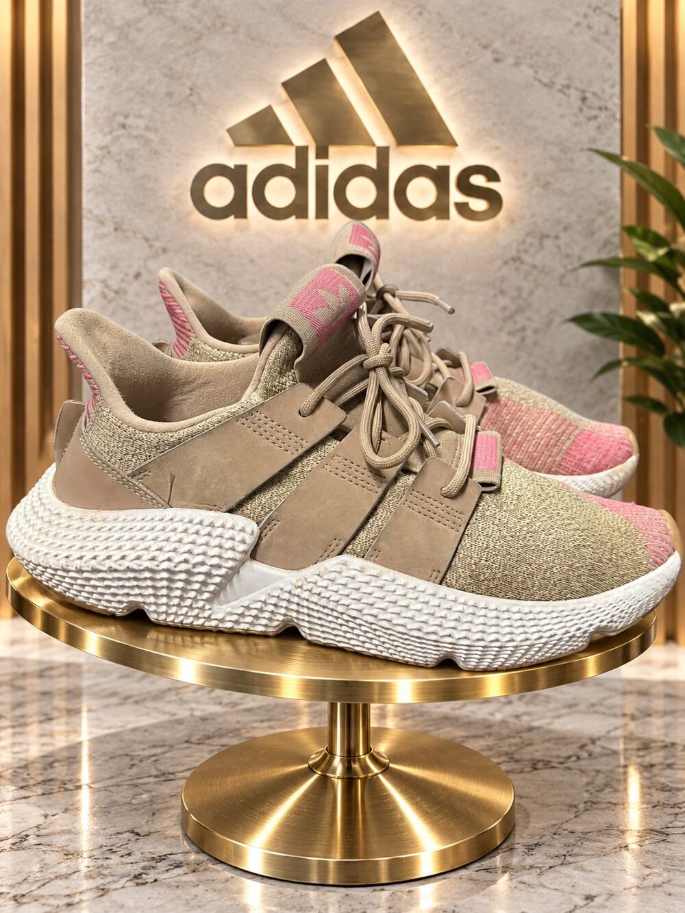 adidas Prophere Trace Khaki Chalk Pink Sneakers Men’s 8 CQ2128
